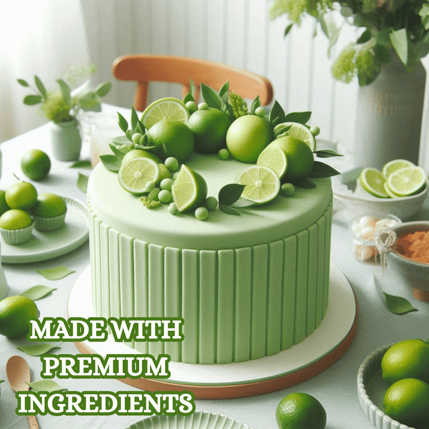 Confect Lime Green Sugarpaste 250 Gms