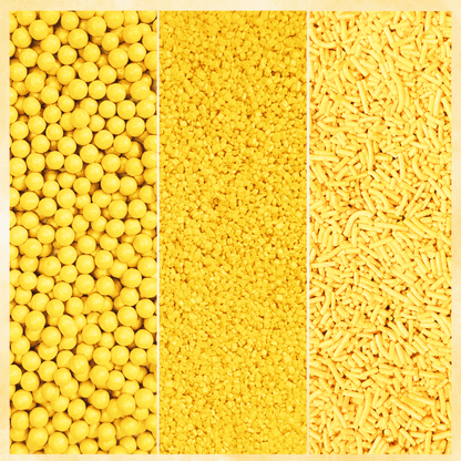 Confect Sprinkles for Cakes & Cupcakes Decoration | USP-25(Yellow)