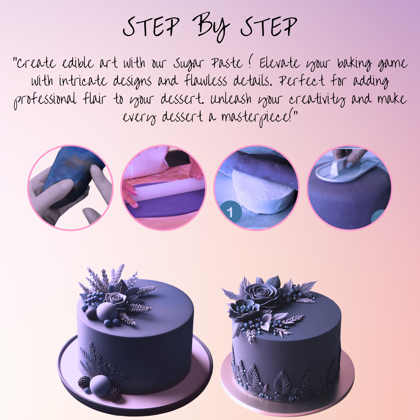 Purple Fondant | Edible Sugarpaste 1 Kg