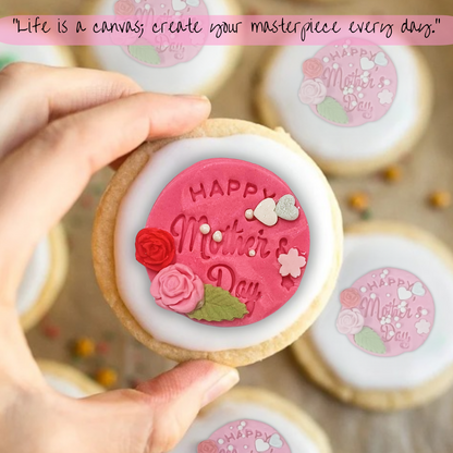 Confect Toppers Cutters | Best Mom Ever Topper Cutter | (MDay-Cutters-01)