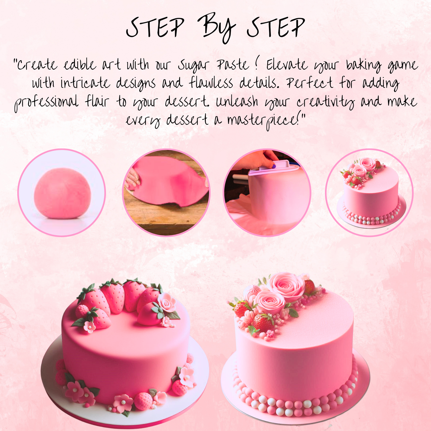 Hot Pink Fondant | Edible Sugarpaste 1 Kg