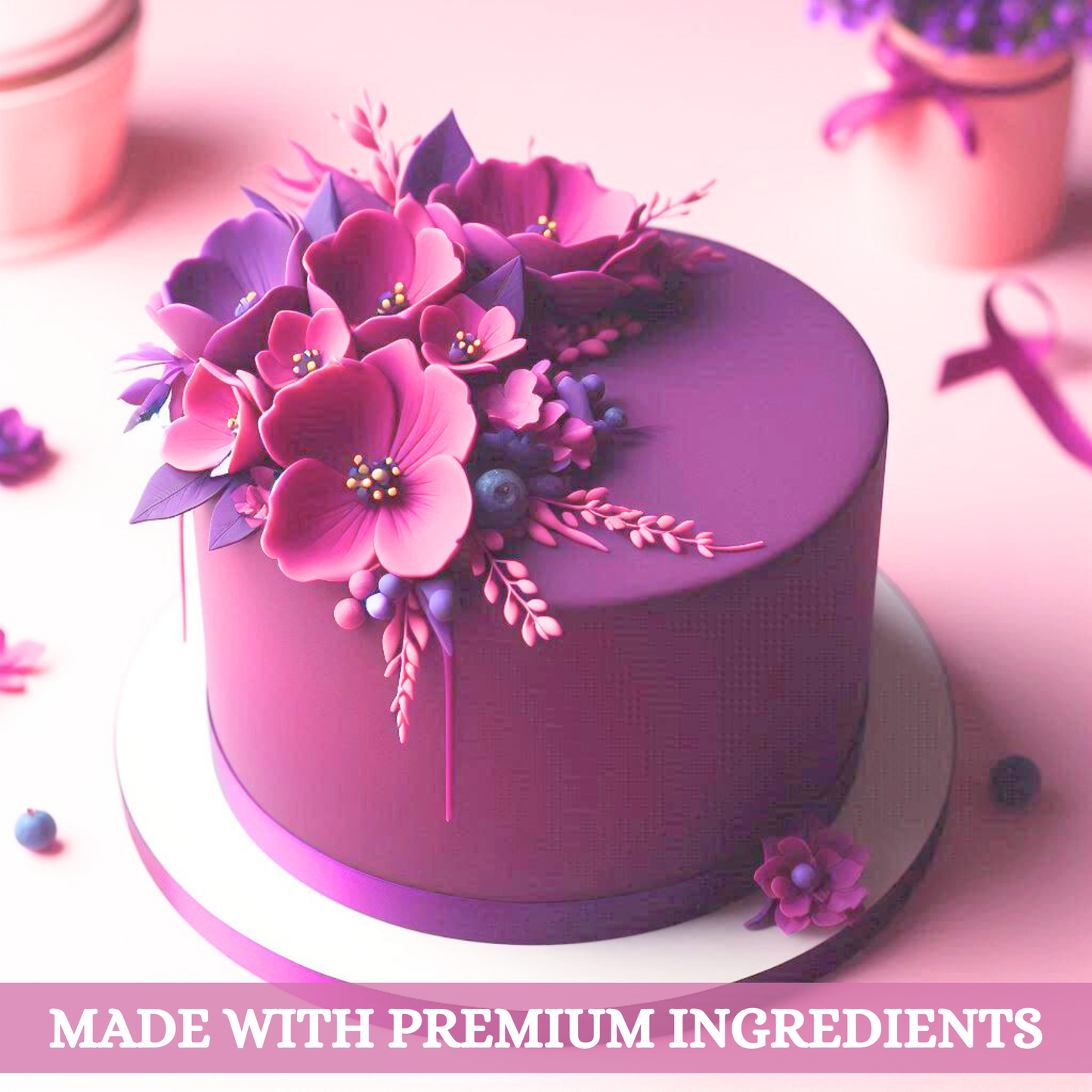 Fuchsia Pink Fondant | Edible Sugarpaste 1 Kg