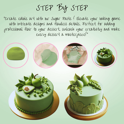 Confect Pea Green Sugarpaste 250 Gms