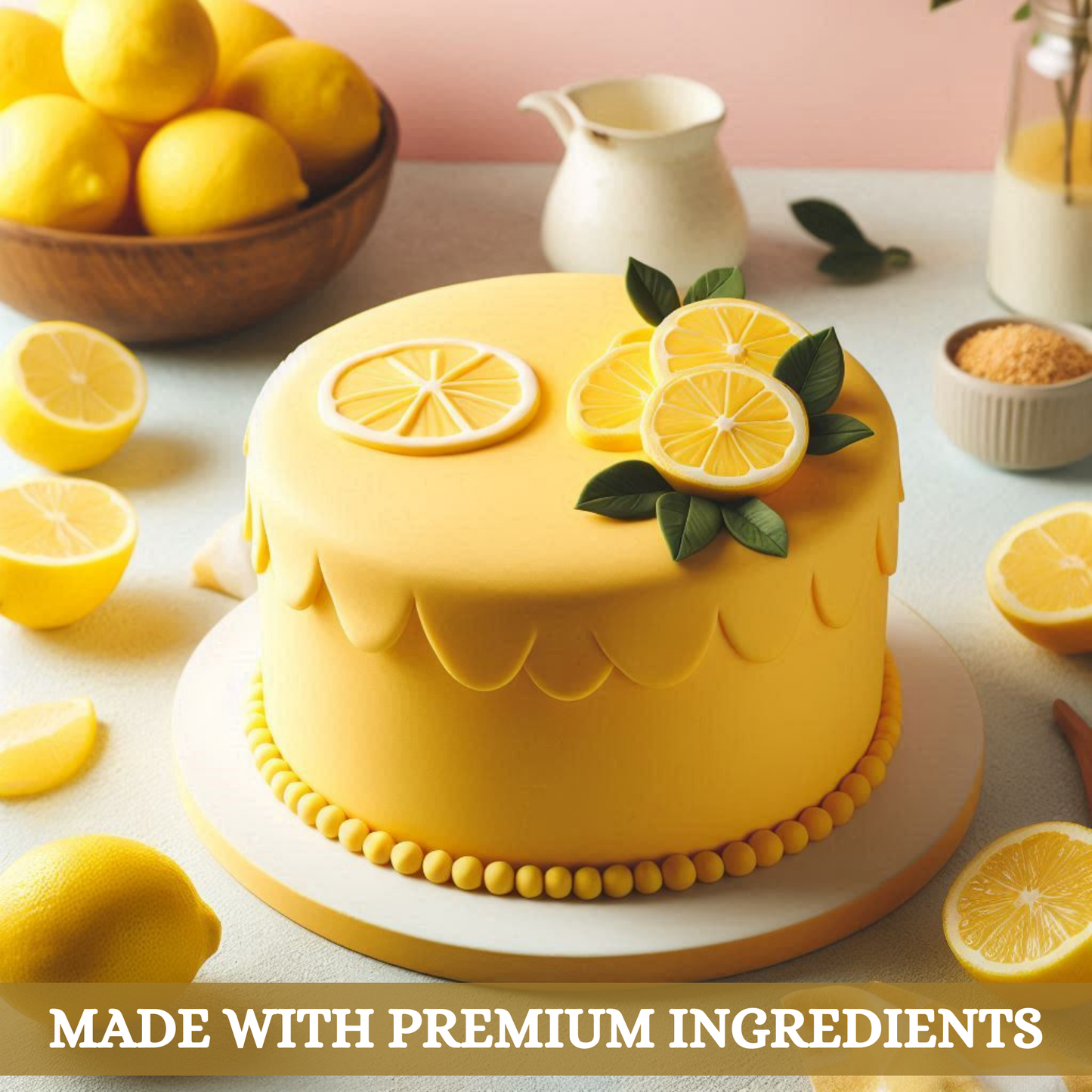 Lemon Yellow Fondant | Edible Sugarpaste 1 Kg