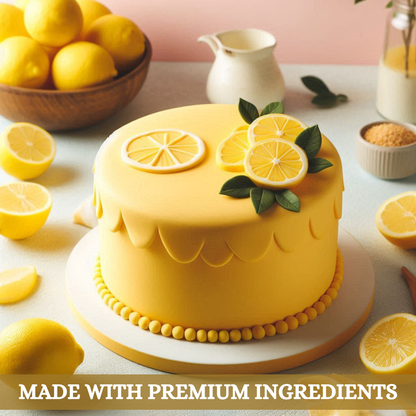 Lemon Yellow Fondant | Edible Sugarpaste 1 Kg