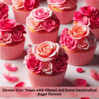 Ombre- 1 | Edible Sugar Roses Topper