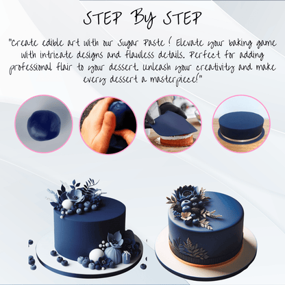 Confect Nightsky Navy Sugarpaste 250 Gms