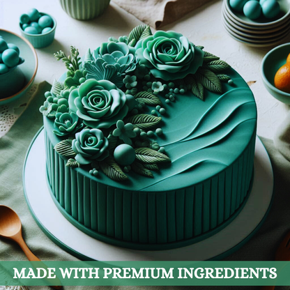 Emerald Green Fondant | Edible Sugarpaste 250 Gm