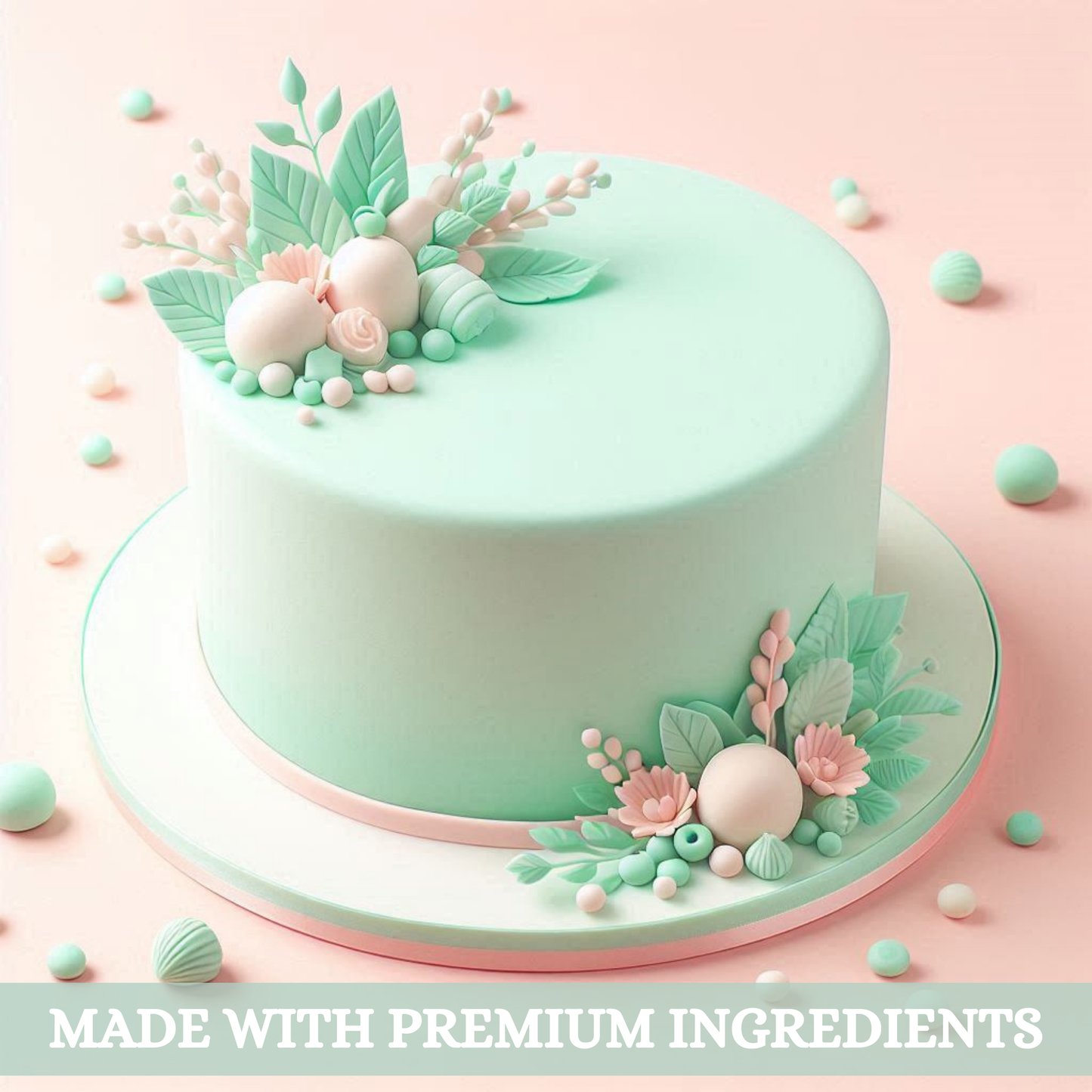 Mint Green Fondant | Edible Sugarpaste 1 Kg