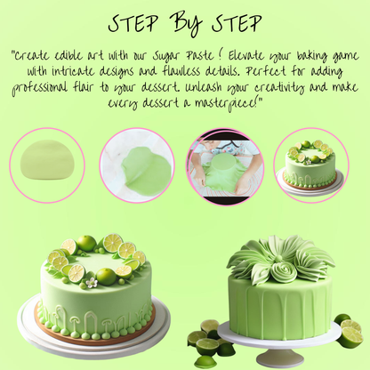 Lime Green Fondant | Edible Sugarpaste 1 Kg