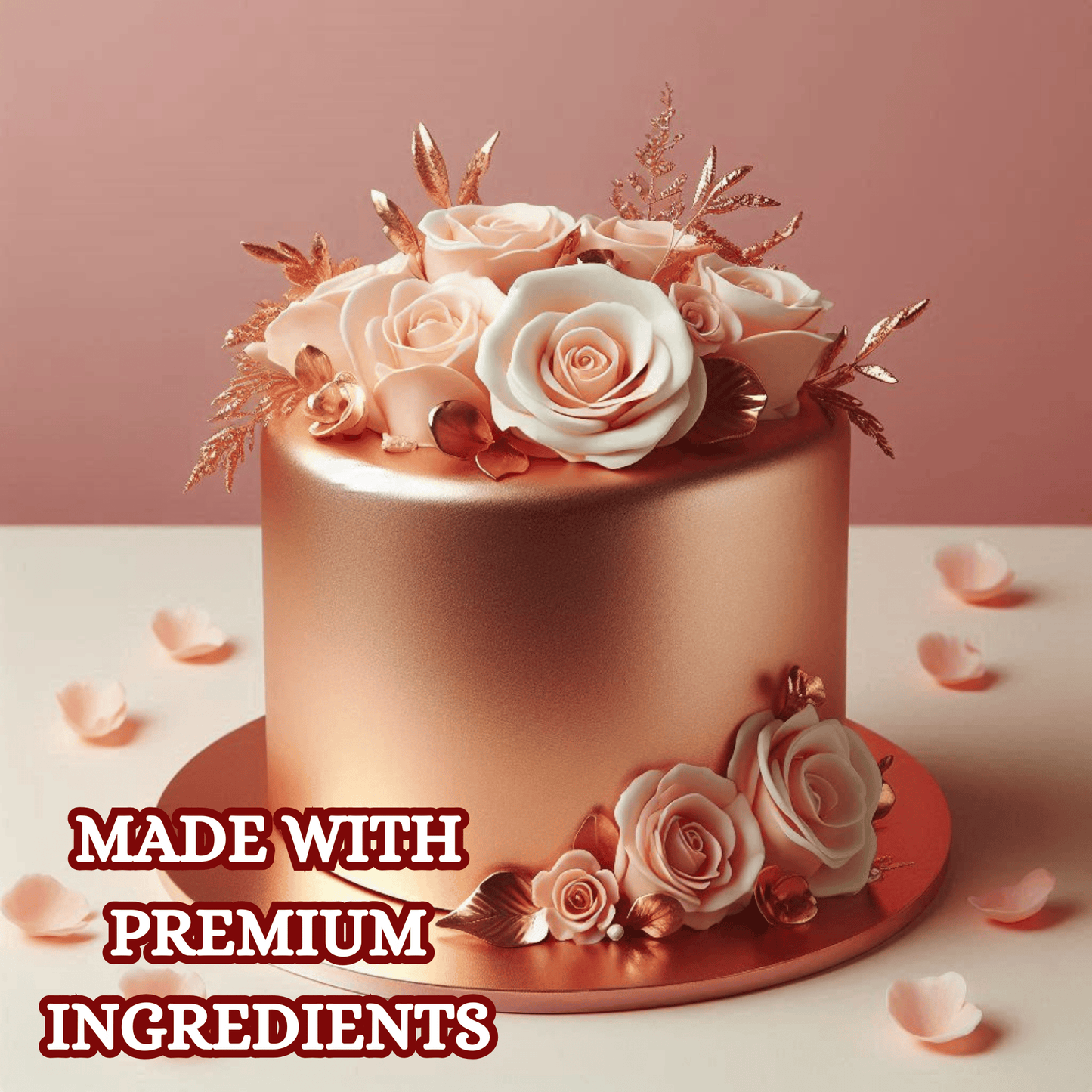 Confect Rose Gold Sugar Paste 900 Gms