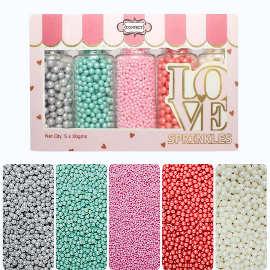 Confect Mermaid Disco Balls Assorted Sprinkles (DB-08) - 100Gms