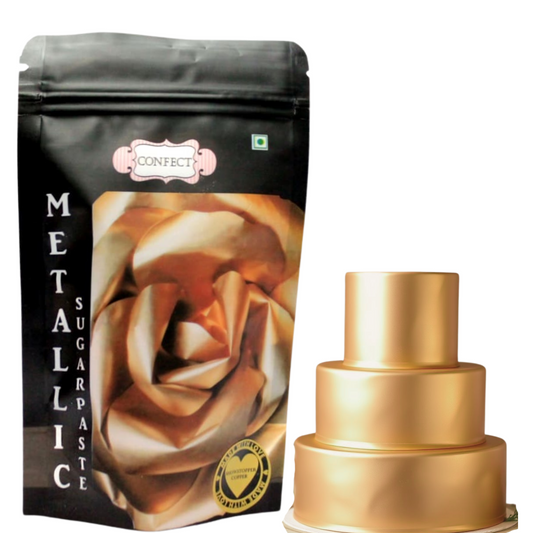 Confect Champagne Gold Sugar Paste900 Gms