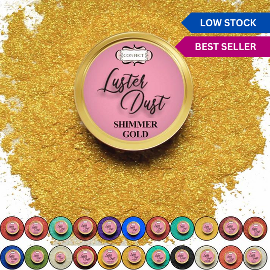 Confect Shimmer Gold Luster Dust 5 Gms