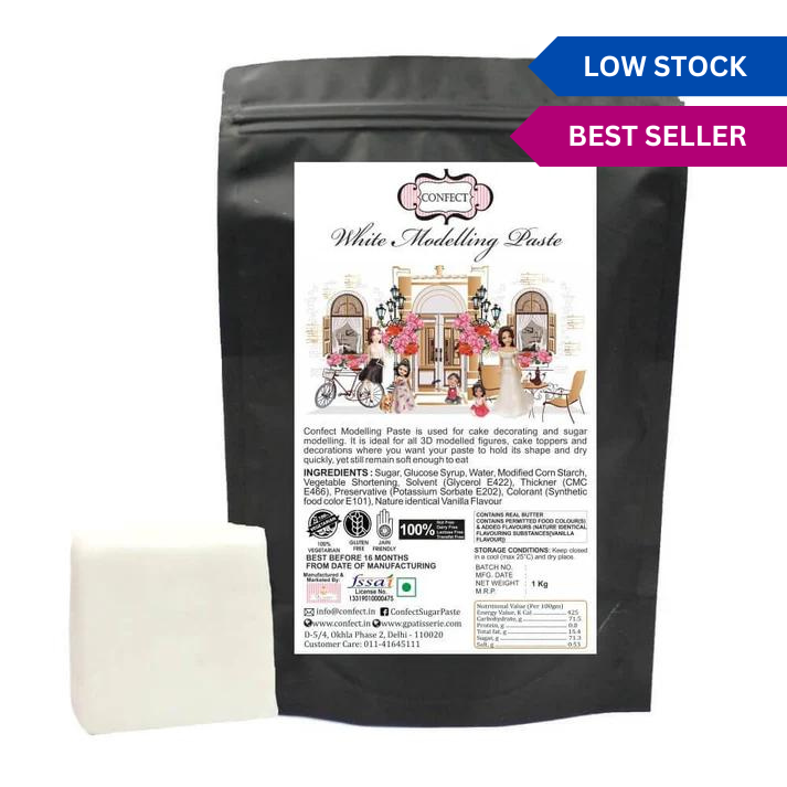 White | Edible Modelling Paste 1 Kg