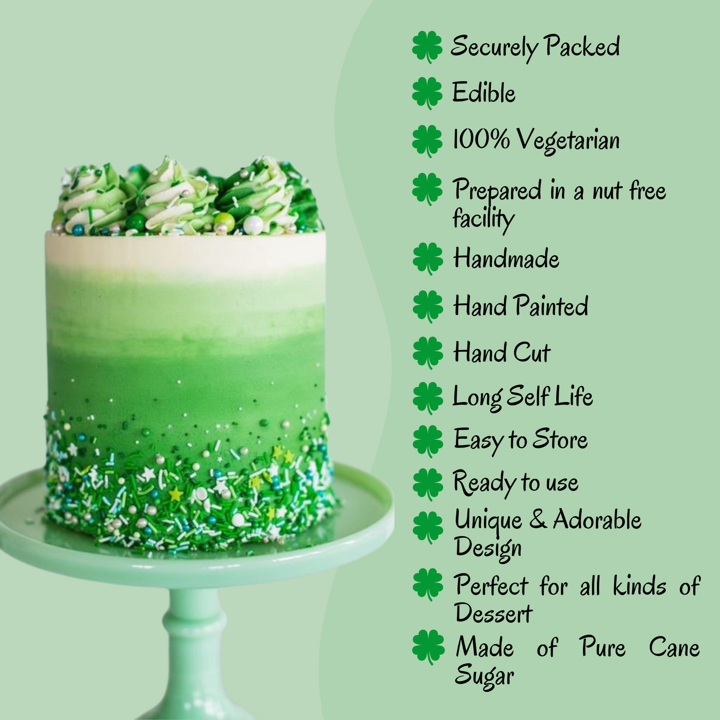 St. Patrick's Sprinkles Multipack 6 - 140 gms