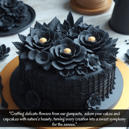 Black | Edible Gum paste 250 Gm