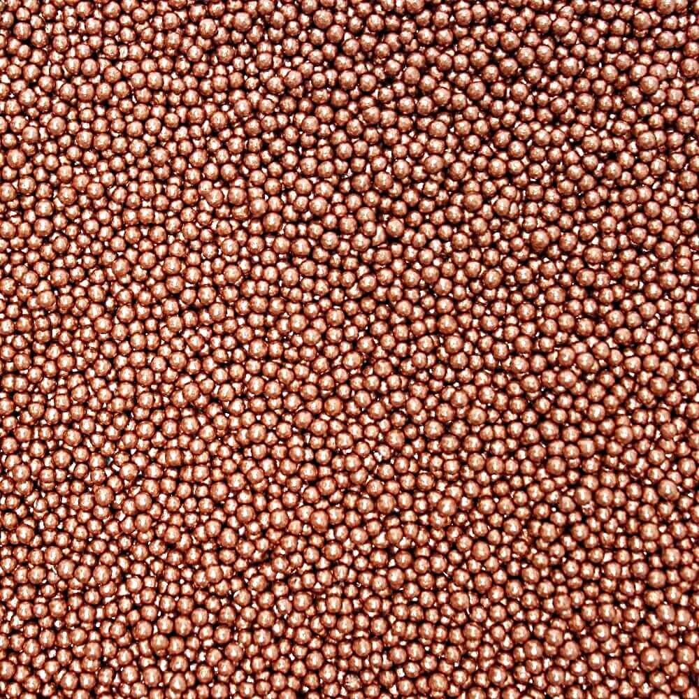 Copper Disco Balls Sprinkles 2 MM 120 Gms