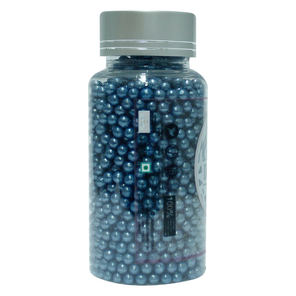 Confect Navy Blue Disco Balls Sprinkles 4 MM 120 Gms