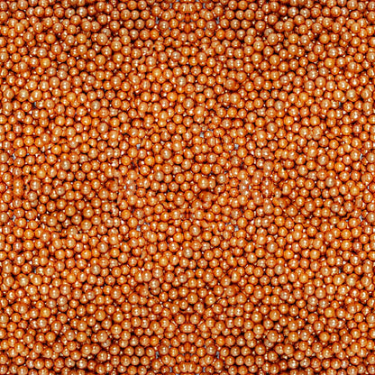 Orange Disco Balls Sprinkles 3 MM 120 Gms