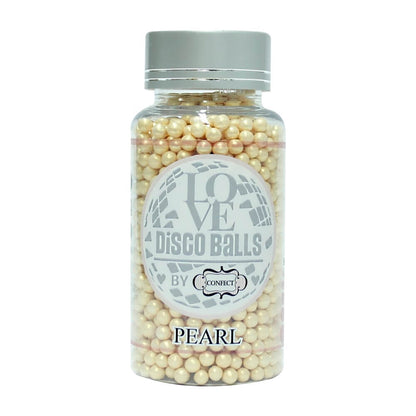 Pearl Disco Balls Sprinkles 4 MM 120 Gms