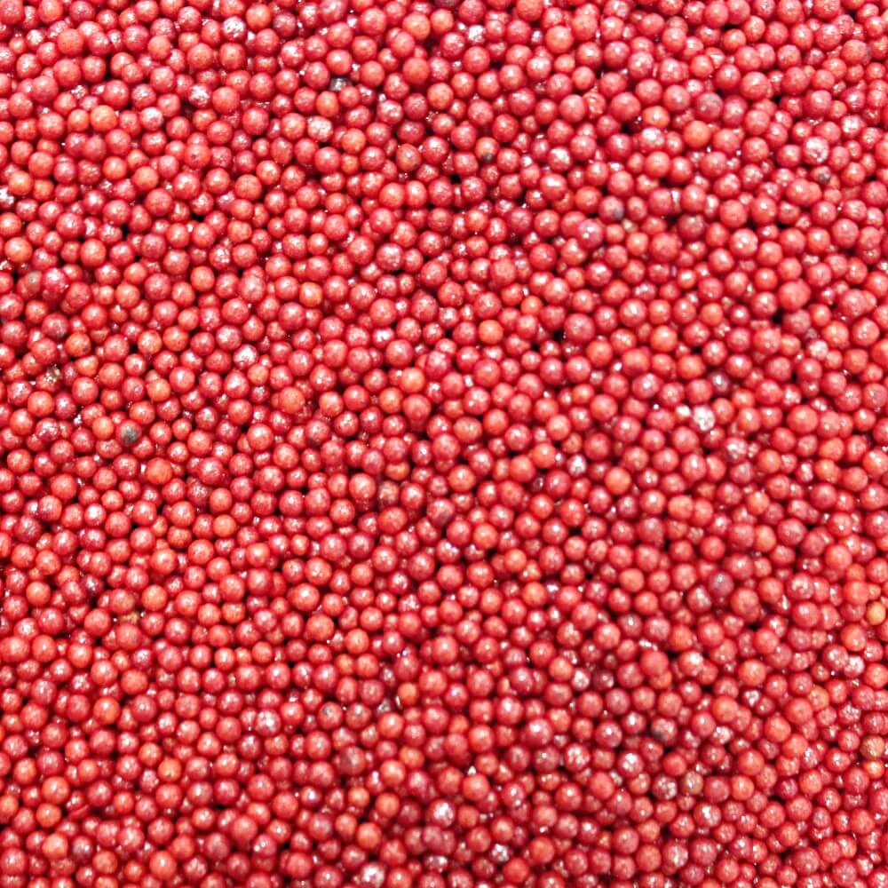 Red Disco Balls Sprinkles 4 MM 120 Gms