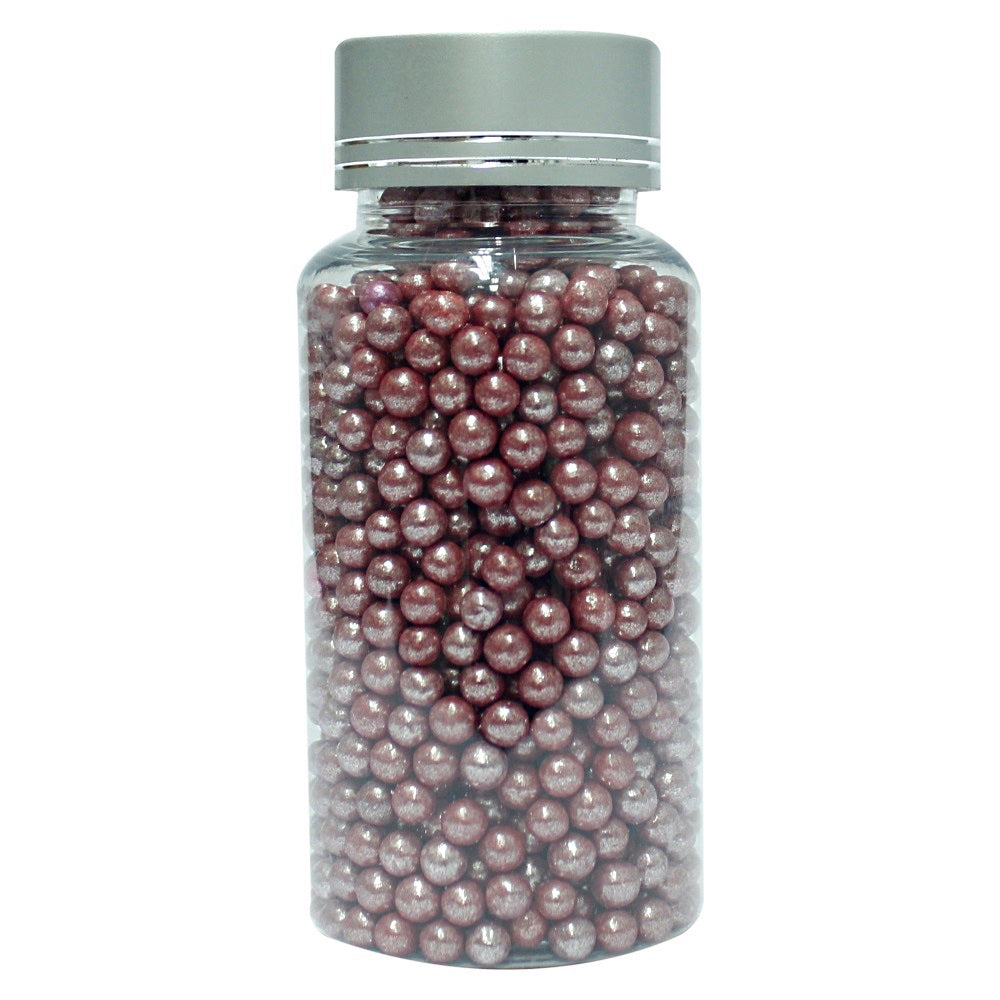 Confect Red Disco Balls Sprinkles 6 MM 120 Gms